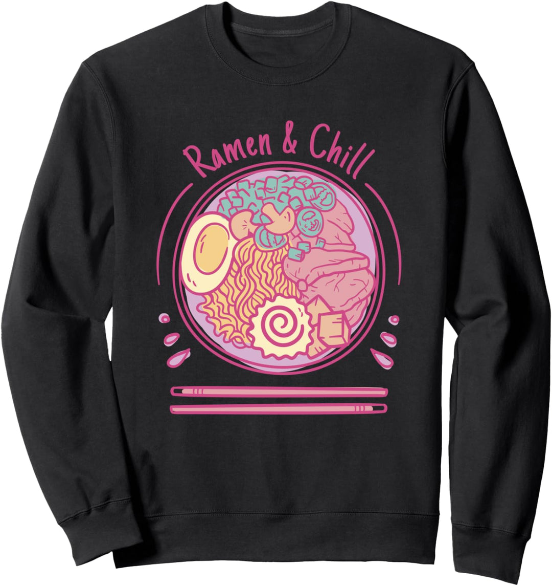 Ramen & Chill Otaku Japanisch Lustig Sweatshirt