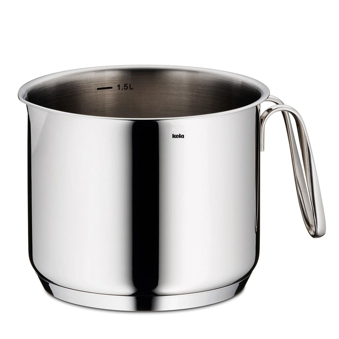 Kela 10184 Flavoria Milchtopf, 18/8 Stainless Steel, 1.6 liters, Rostfrei