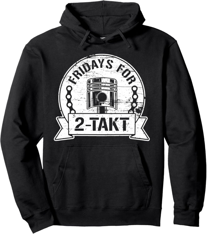Fridays for 2 Takt für DDR 50ccm Moped Fans Pullover Hoodie