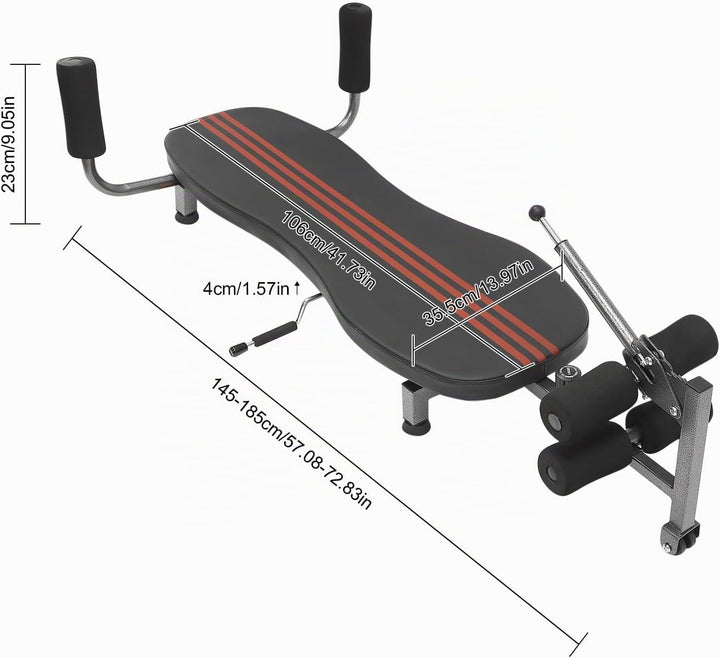 Rückenstreck, Zervikales Wirbelsäule Rücken Stretcher Traktion Inversionstisch, 150 kg Belastbarkeit
