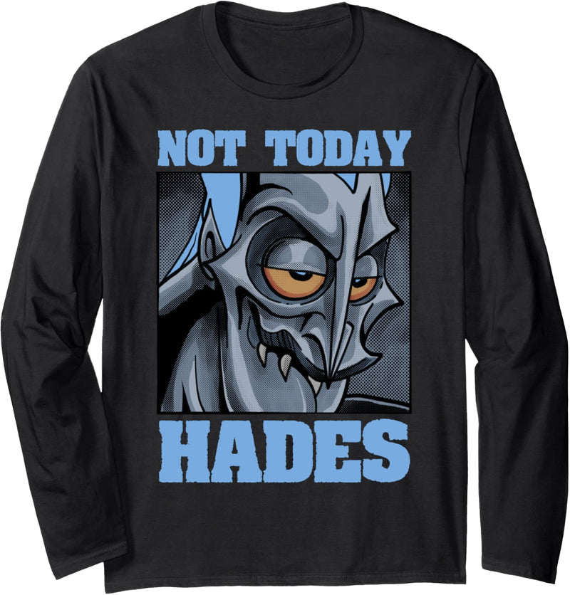 Disney Villains Hades Not Today Hades Portrait Langarmshirt