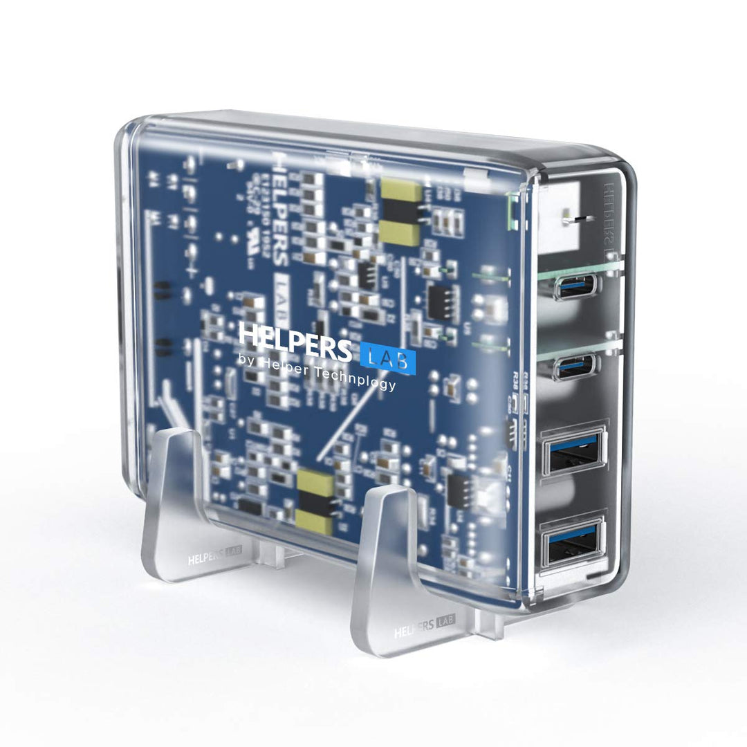 Helpers lab 30W 65W 4-Port USB C Notebook Ladegerät mit Dualer PD PPS Netzteil Kompatibel mit USB C