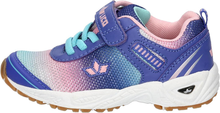 Lico Unisex Kinder Barney Vs Sneaker 27 EU Rosa Lila Türkis, 27 EU Rosa Lila Türkis