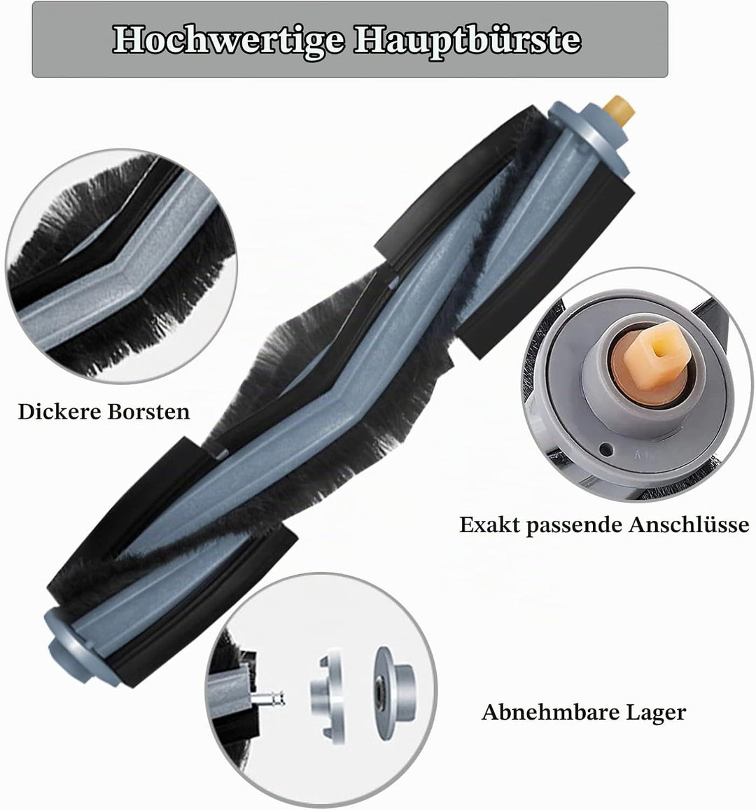 AiLomey Zubehör für Ecovacs DEEBOT X1 Omni, Ersatzteile für Ecovacs Deebot X1 Turbo Staubsauger, 1 H