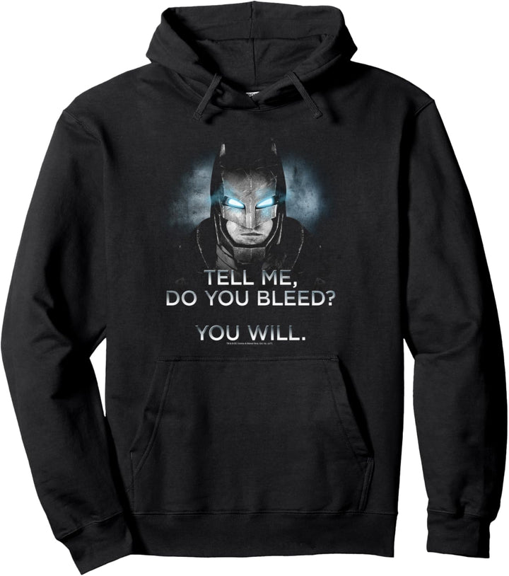 Batman v Superman Do You Bleed Pullover Hoodie