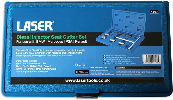 Laser 4597 4597 Sitzfräsersatz für Dieselinjektor