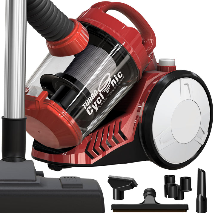 TurboTronic By Z-LINE Multi-Zyklon Staubsauger, 19 kPa Saugkraft (extrem), 900 Watt Hocheffizienzmot
