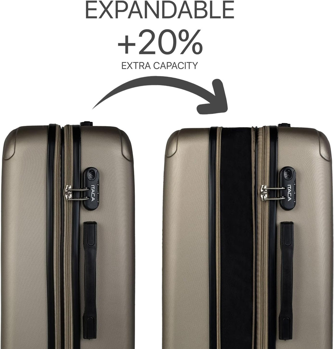 ITACA - Koffer Gross, Koffer Mit Rollen Für Komfortable Reisen Mit Stabiler Bauweise, Modernem Desig