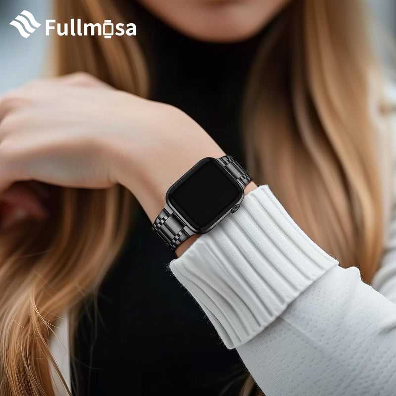 Fullmosa Kompatibel mit Apple Watch Armband 45mm 44mm 42mm Series 9 8 7 6 Series SE 5 4 3 2 1, Edels