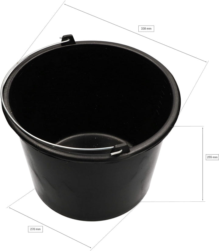 KOTARBAU 20er Set Baueimer 16L aus Kunststoff Putzeimer Mörteleimer Zementeimer Wassereimer Gartenei