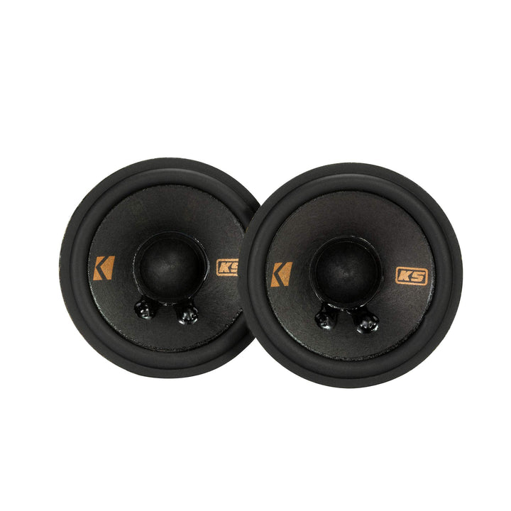 KICKER KSC2704 (KSC2704-47) - 7 cm Doppelmembran-Lautsprecher mit 100 Watt (RMS: 50 Watt) Full Range