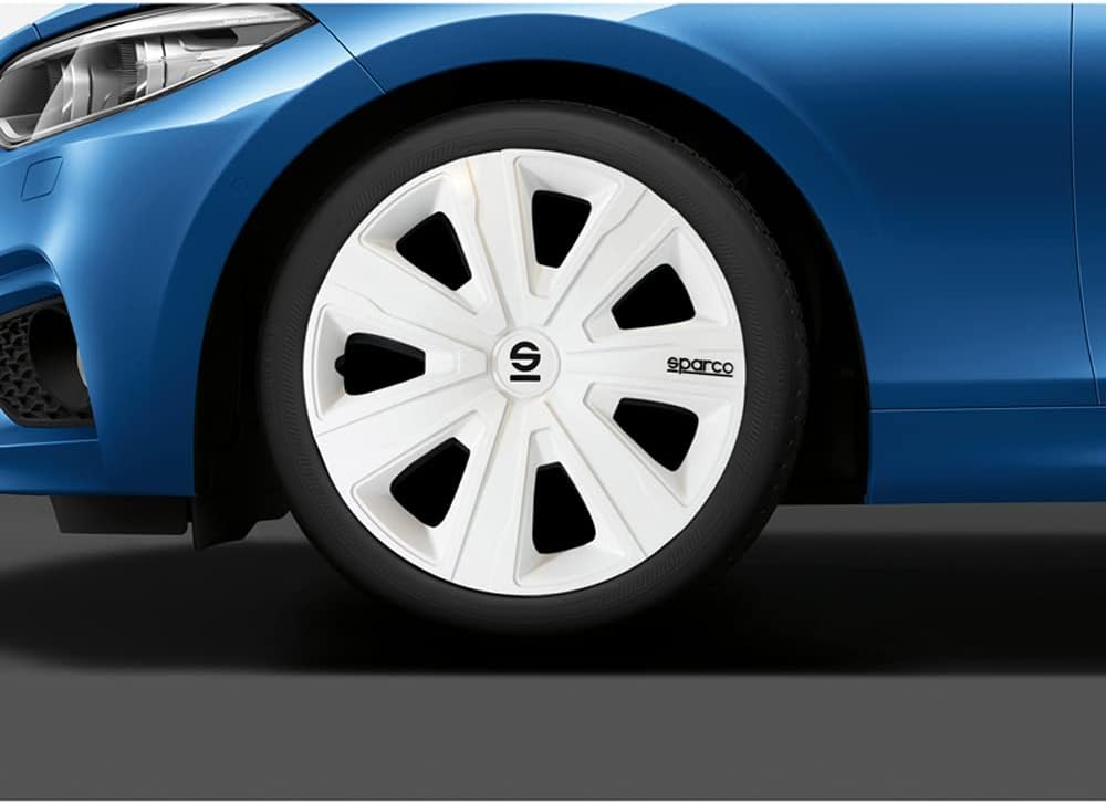 Sparco Radzierblenden Palermo - 14-Zoll - Weiss - Satz mit 4 Stück
