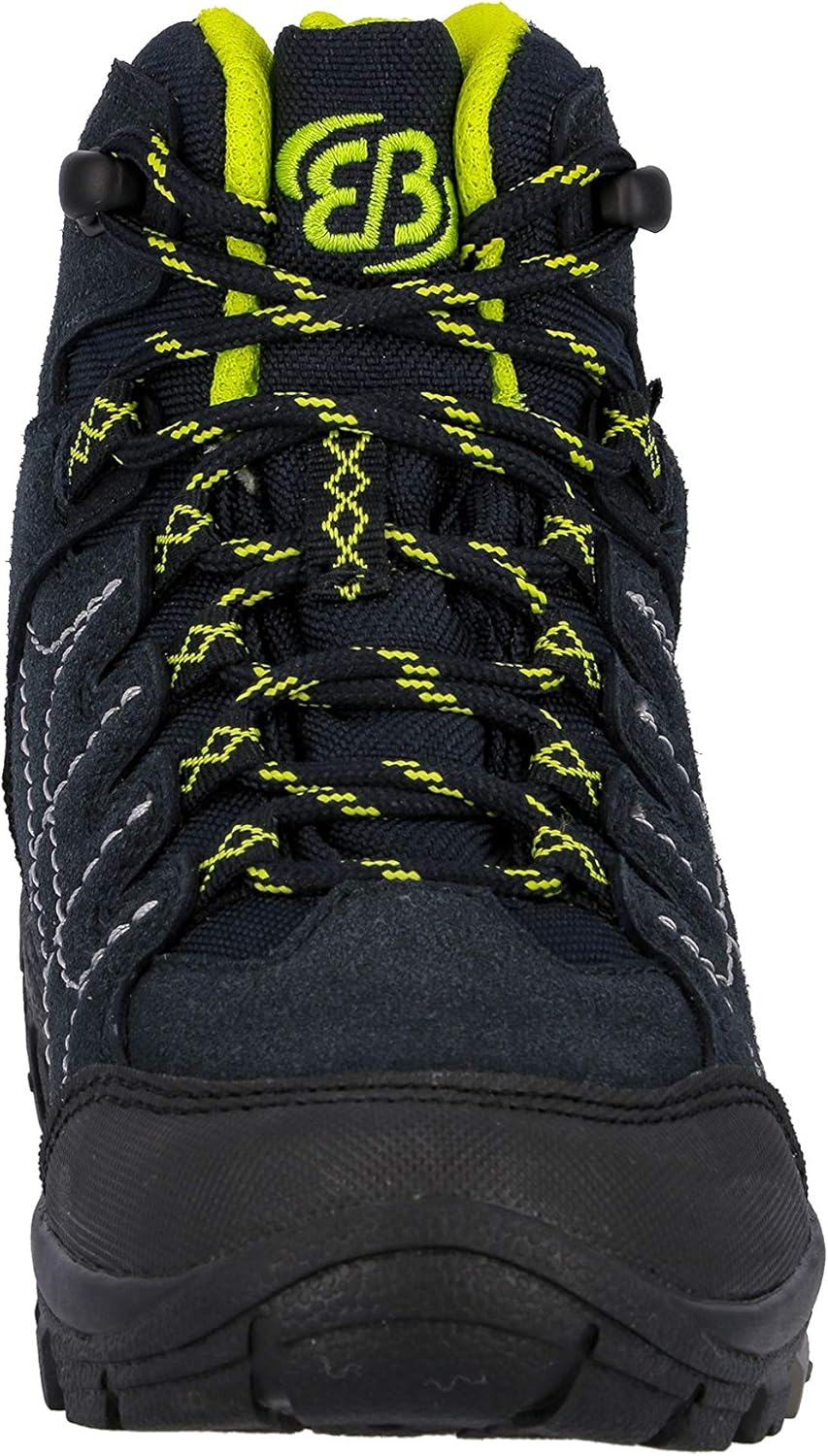 Brütting Unisex Kinder Mount Shasta Kids Hi Trekking-& Wanderstiefel, Marine Lemon