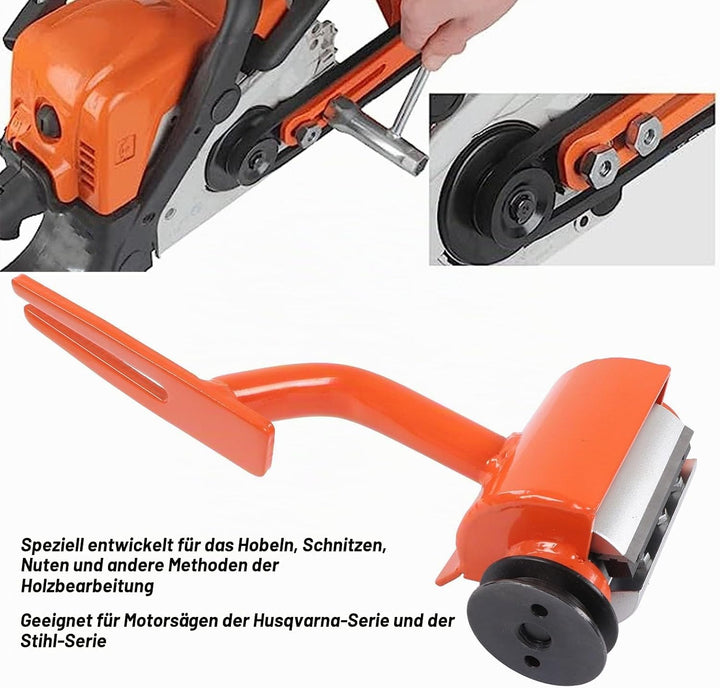Holzschäler, Effizienter Baumstamm-Entrinder mit 6 Klingen und Arbeitshandschuhen, Holz-Entrindungsw