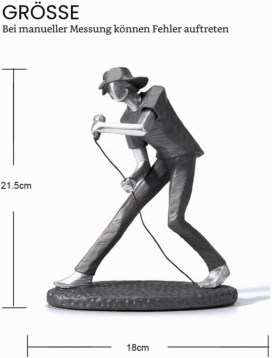 Amoy-Art Musik Figuren Skulptur Modern Dekor Statue Wohnzimmer Kunst Arts Polyresin Geschenk 22cm