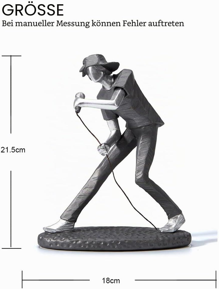 Amoy-Art Musik Figuren Skulptur Modern Dekor Statue Wohnzimmer Kunst Arts Polyresin Geschenk 22cm