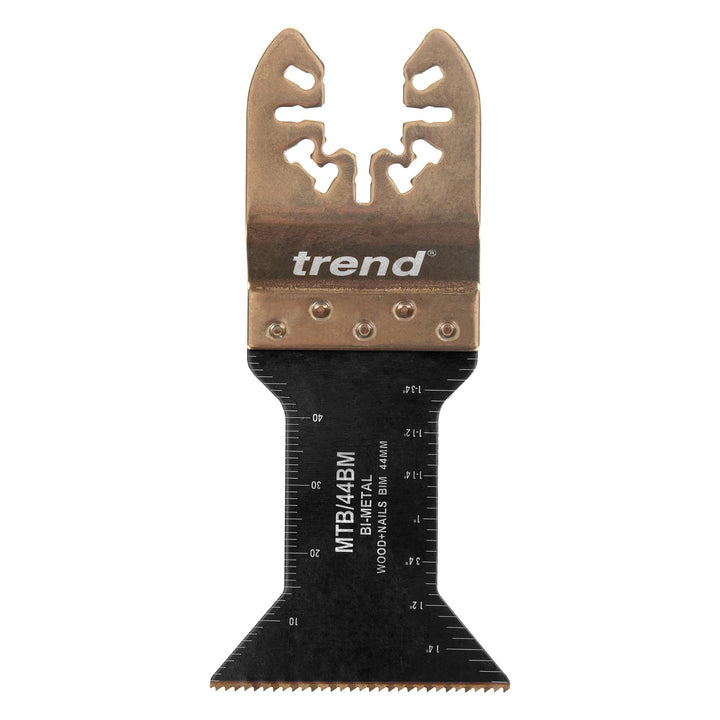 Trend Multi-Tool Sägeblätter, 5er-Pack, 44 mm Feinzahn Bi-Metall für Holz, Metall & Kunststoff, Univ