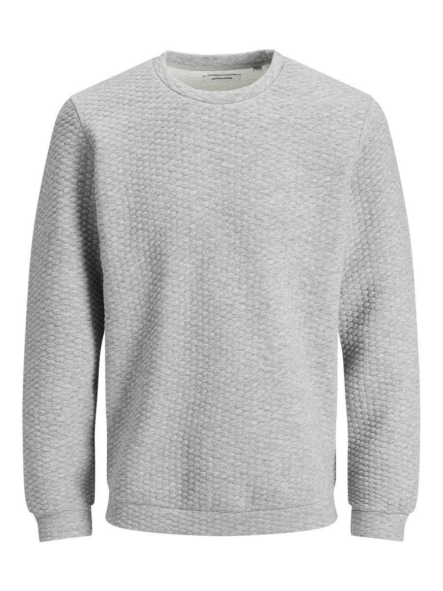JACK & JONES Herren Pullover jjStructure grau L