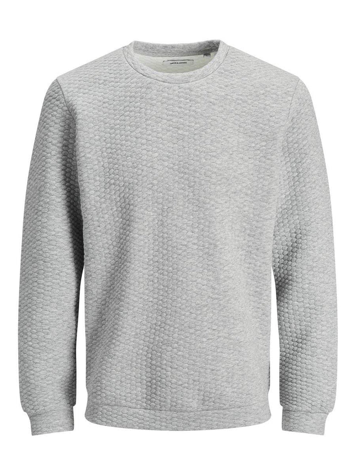 JACK & JONES Herren Pullover jjStructure grau L