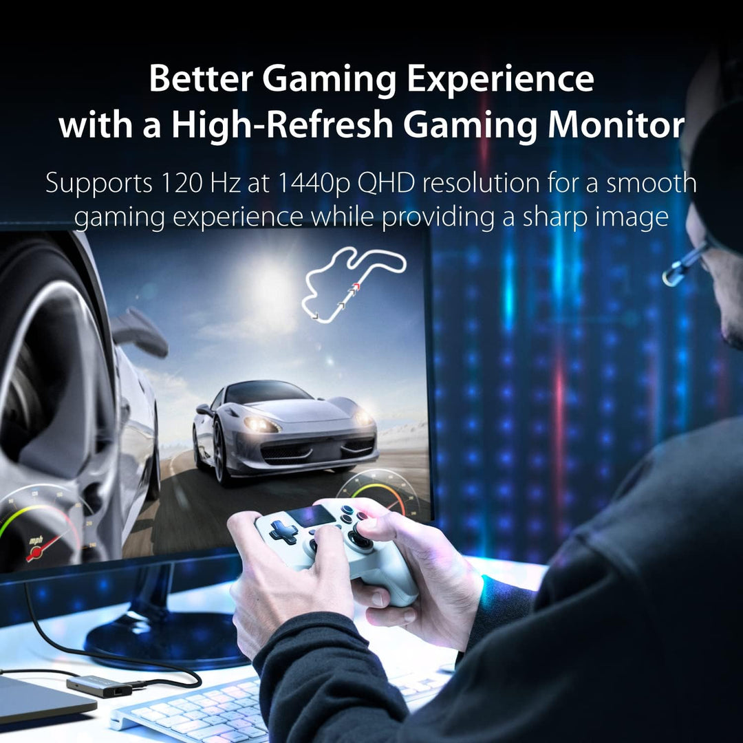 j5create USB C Hub - 4K 60Hz HDMI, 2 USB-A 10Gbps, USB-C 10Gbps mit PD 100W, Ethernet, | Multiport A