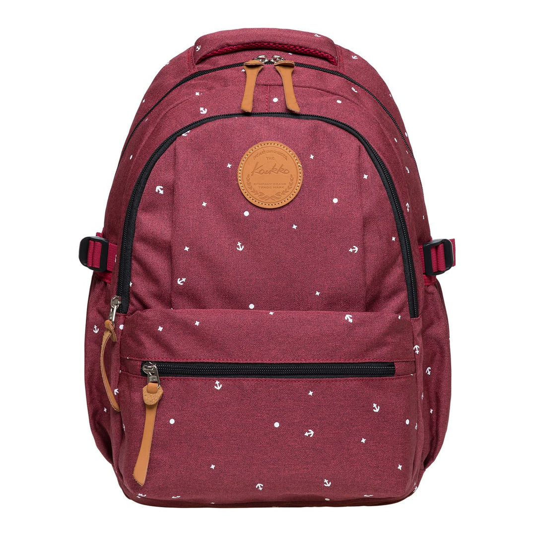 KAUKKO Schöner und durchdachter Rucksack mit 15 Zoll Laptopfach für Schule, Universität, 22 Liter Ro