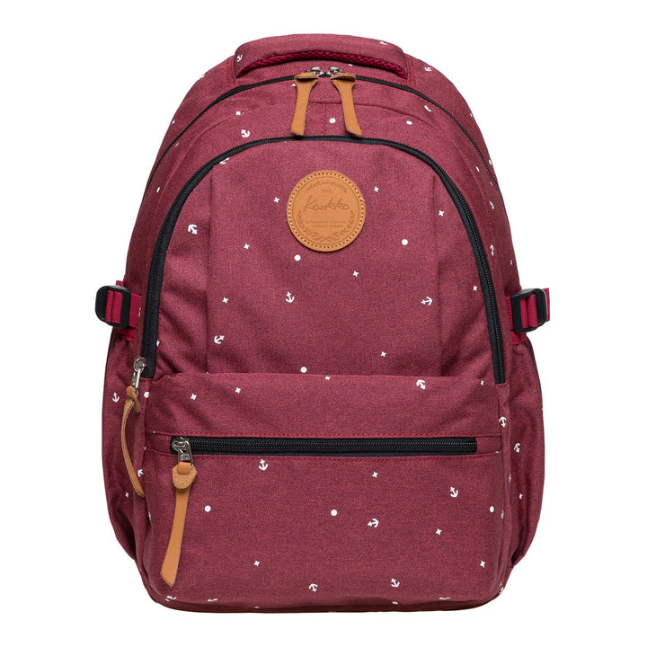 KAUKKO Schöner und durchdachter Rucksack mit 15 Zoll Laptopfach für Schule, Universität, 22 Liter Ro