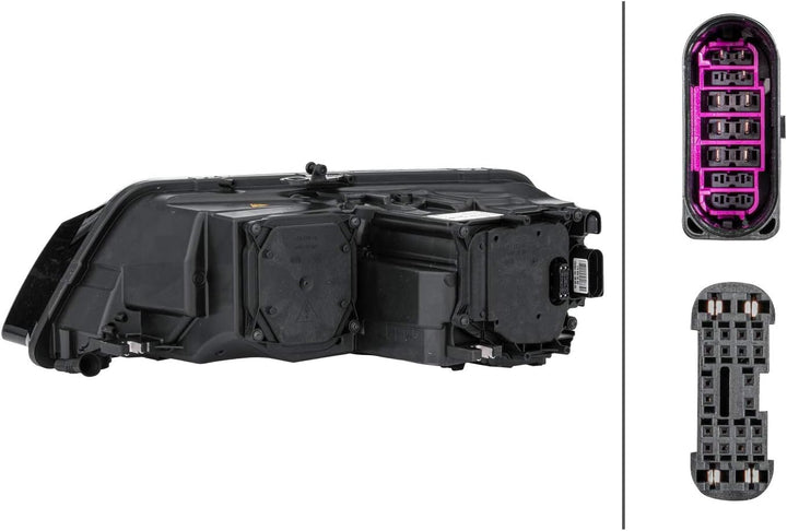 HELLA 1EX 010 188-621 LED Scheinwerfer - für u.a. Audi A8 (4H2, 4H8, 4HC, 4HL) - CCC/ECE - für Recht