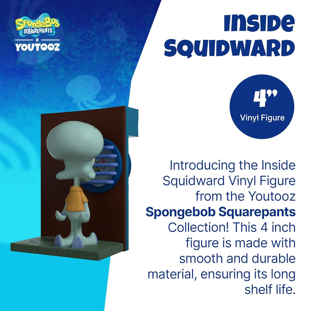 Inside Squidward Vinyl-Figur, 10,2 cm Squidward Collectible, basierend auf Internet Meme Sinking Fee