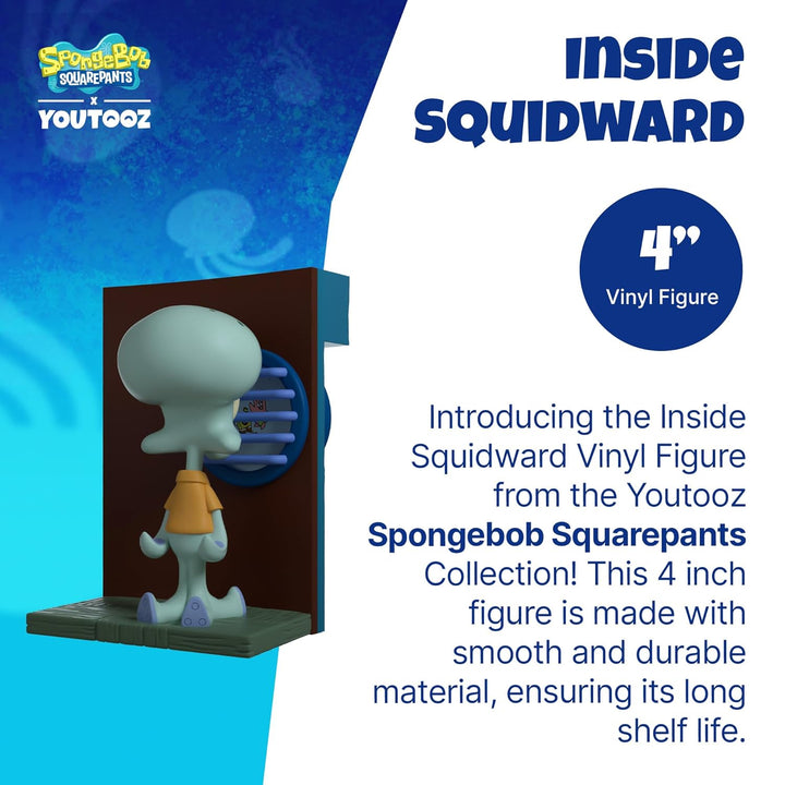 Inside Squidward Vinyl-Figur, 10,2 cm Squidward Collectible, basierend auf Internet Meme Sinking Fee