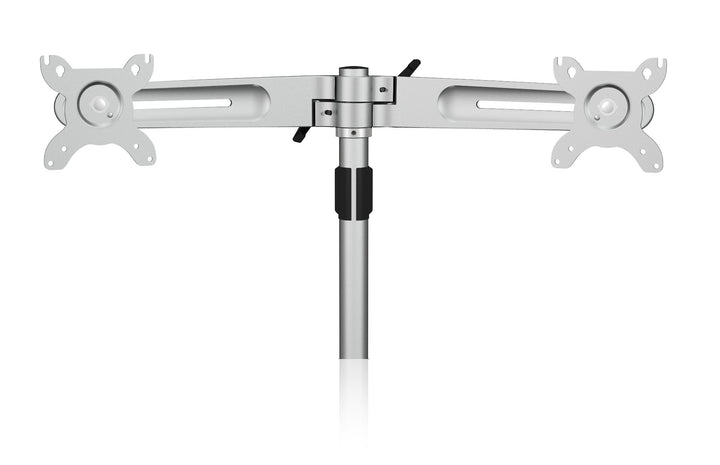 Icy Box IB-AC638+M2 Monitorhalter für 2 Monitore (bis 24") - Zubehör/Erweiterungseinheit für Icy Box