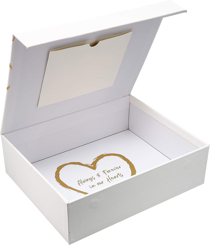 Pavilion Gift Company Memory-11 x 9" Memory Box für Andenken, weiss, 11" x 9"