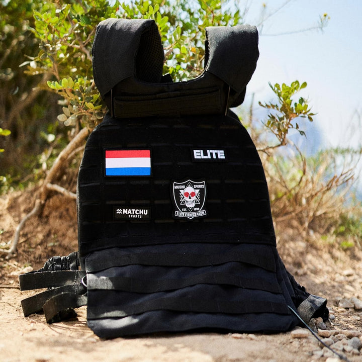 Matchu - Gewichtsweste - Weight Vest - Einstellbar bis zu 20 KG - Verstellbar mittels 30 Sandsäcken