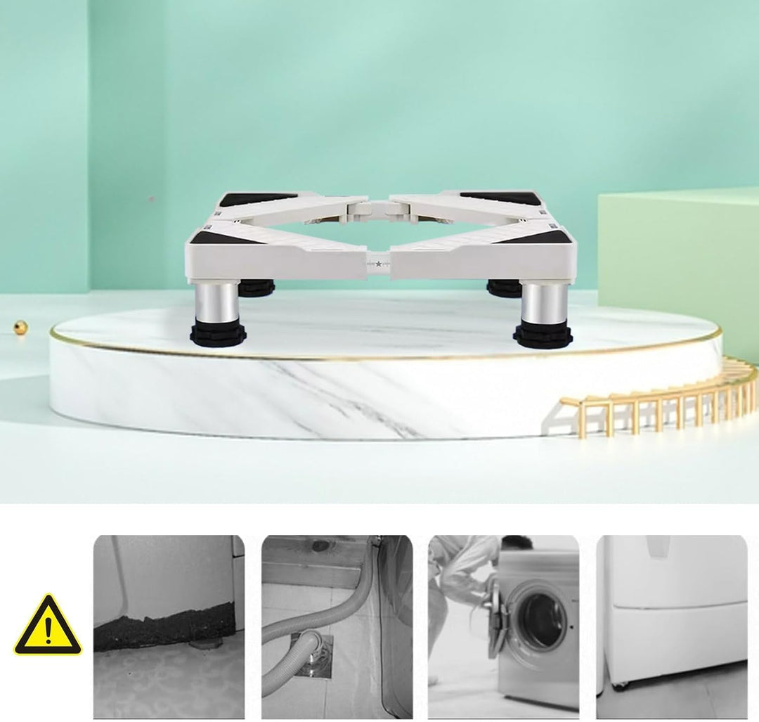 Untergestell für Kühlschrank Sockel Höhe 24cm/29cm/39cm,Einstellbare 45-67cm spülmaschine Gefriertru