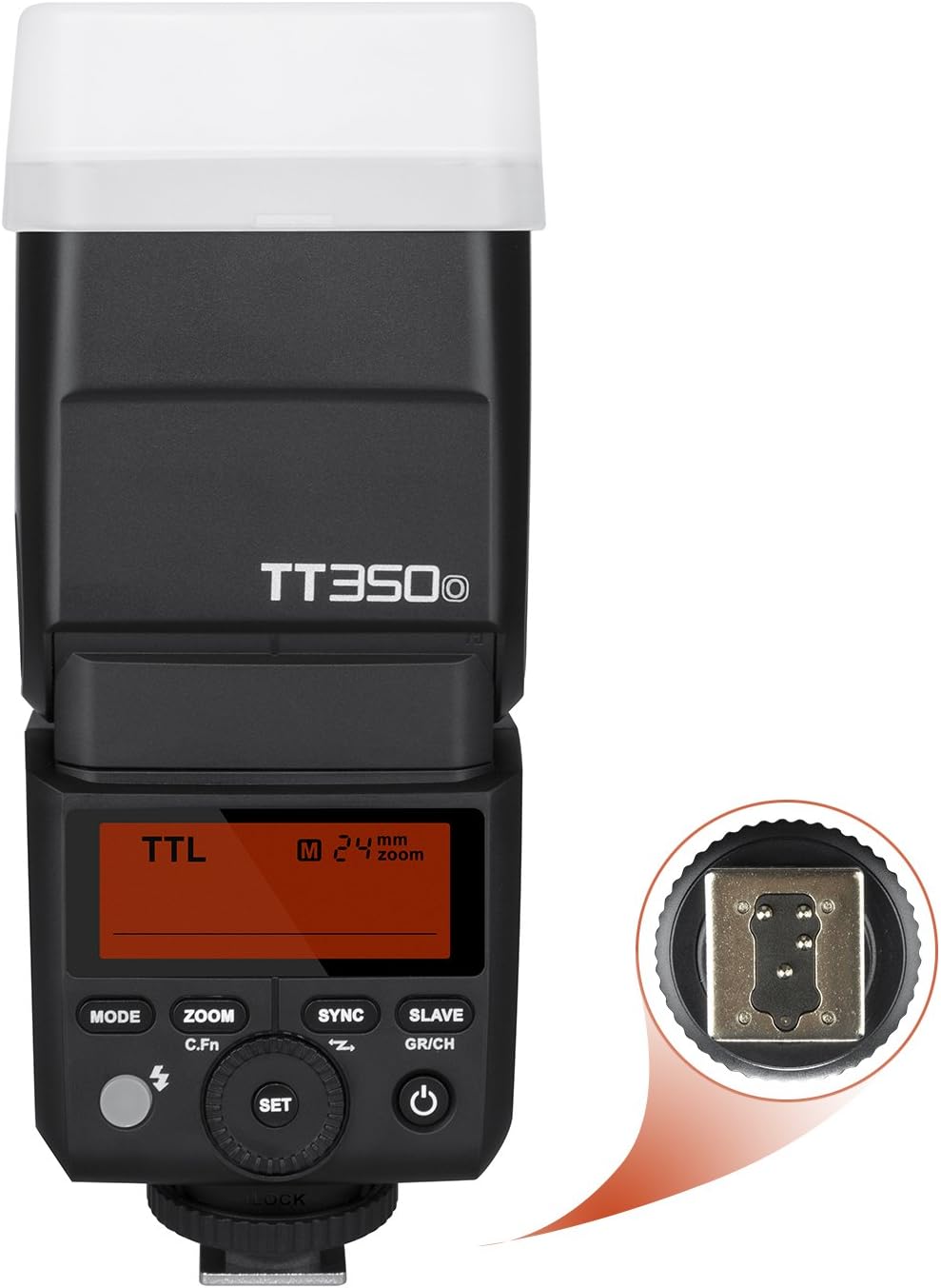 Godox TT350o TTL Kamerablitz Speedlite,2.4G HSS Blitz für Olympus Panasonic Mirrorless Kamera