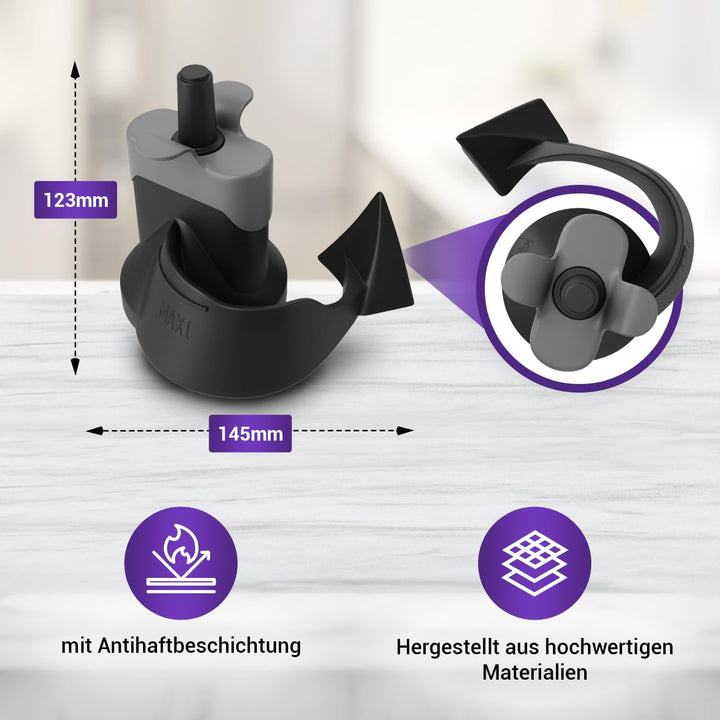 Wendeschaufel Ersatz für Tefal Actifry Rührarm SS-990596 / Dreharm für AL80,FZ70, FZ71, GH80 Heisslu