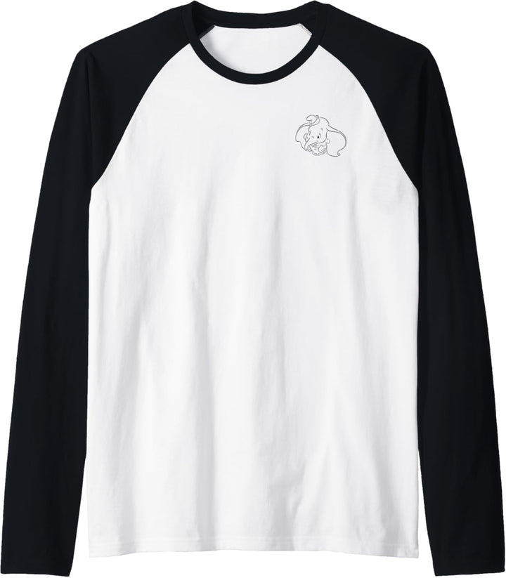 Disney Dumbo Simple Dumbo Portrait Pocket Raglan