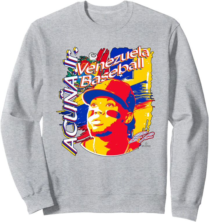Ronald Acuna junior Internationaler Baseball Venezuela MLBPA Sweatshirt