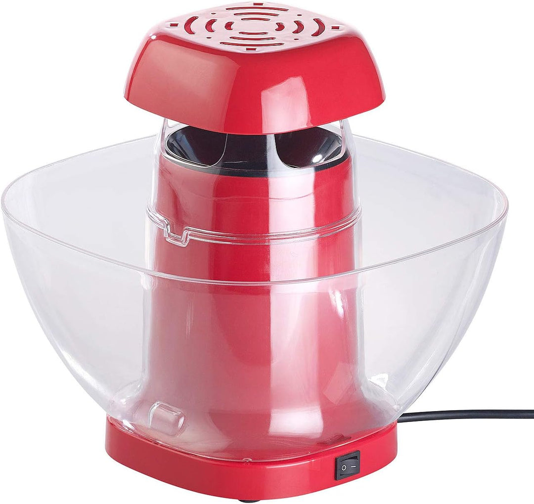 Rosenstein & Söhne Popkornmaker: Heissluft-Popcorn-Maschine mit Auffangschale, für 80 g Mais, 1.200