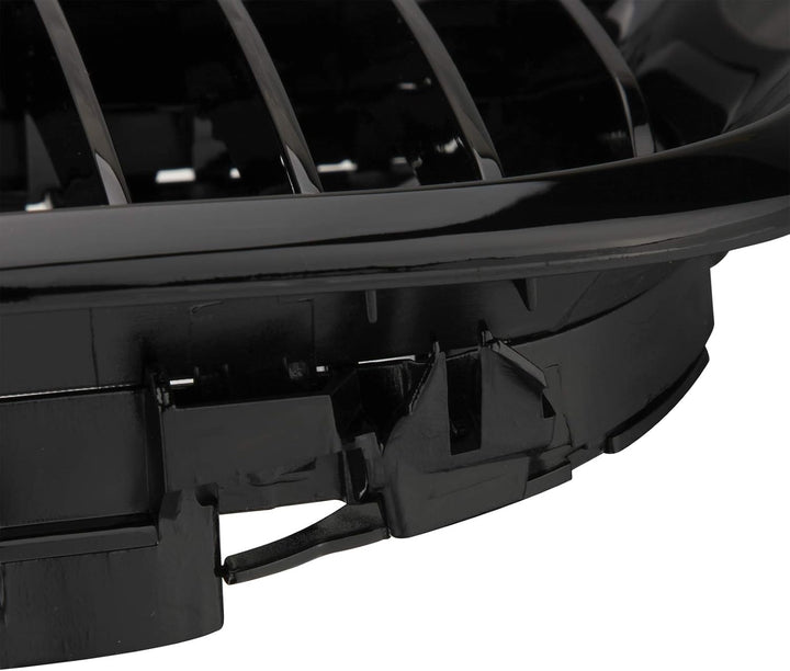 Kühlergrill Nieren Doppelsteg Kühlergrill E46 (Glanz Schwarz) -Twilight Garage Auto, E46
