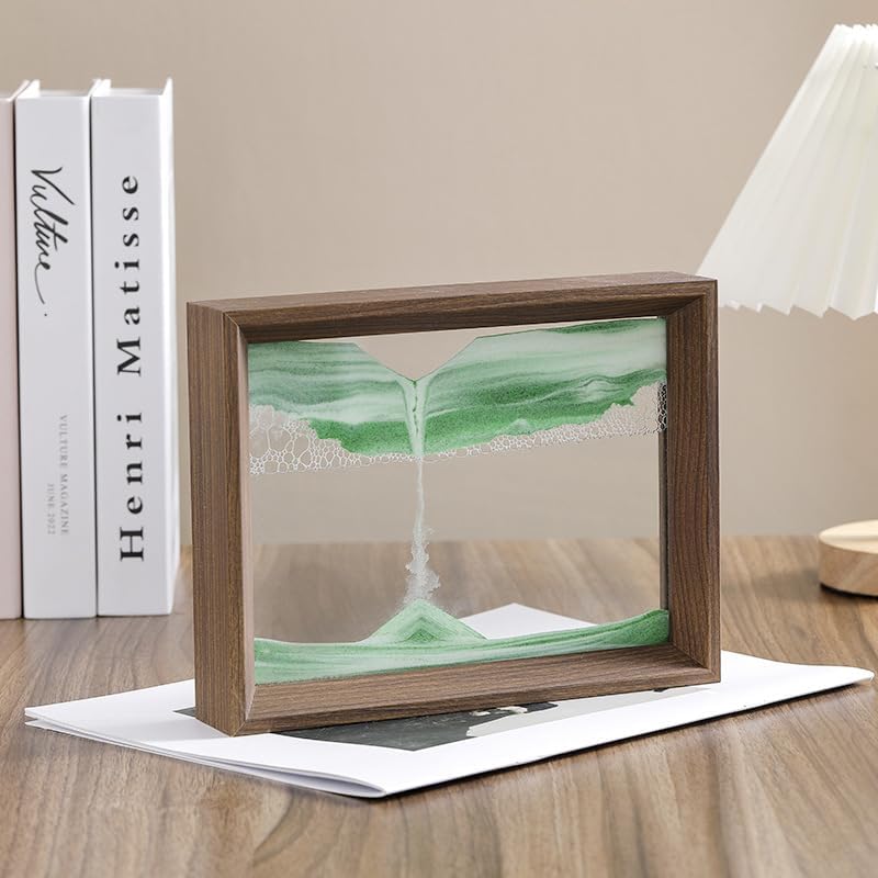 AzureLeap Sandbilder zum Drehen 3D Sandscape die Sandkunst in Tiefsee Fliessende Sandmalerei Sandbil