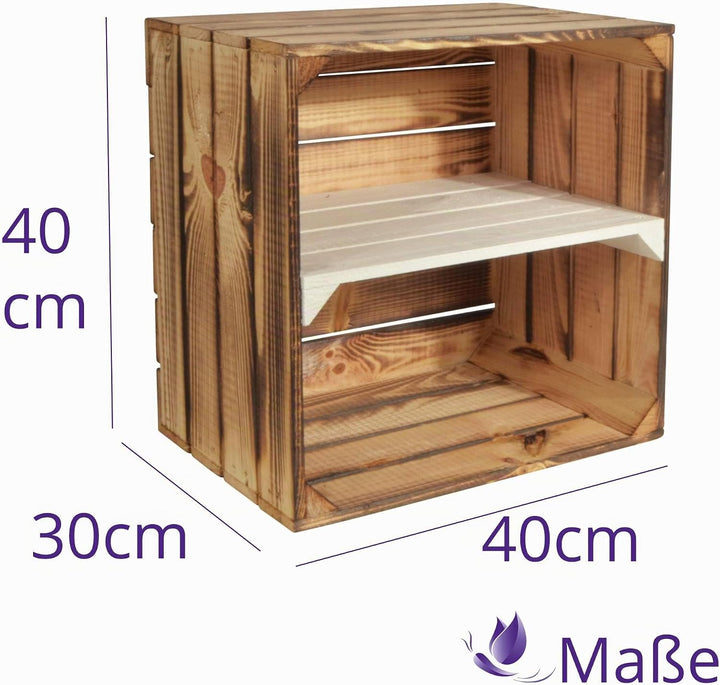 Weinregal Wino aus Holz - Geflammt Weiss 1x Regal Holzkiste 1 1x Weiss Regal, 1 1x Weiss Regal