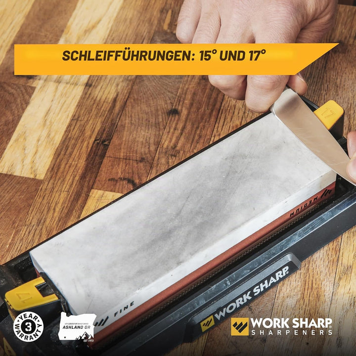 Work Sharp Schleifstein Messerschärfer, WSBCHWHT, 7.1" x 2.3" x 1.1", Schwarz
