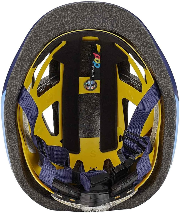 KED Pop MIPS Kinder Fahrrad Helm blau 2023 M (52-56cm), M (52-56cm)
