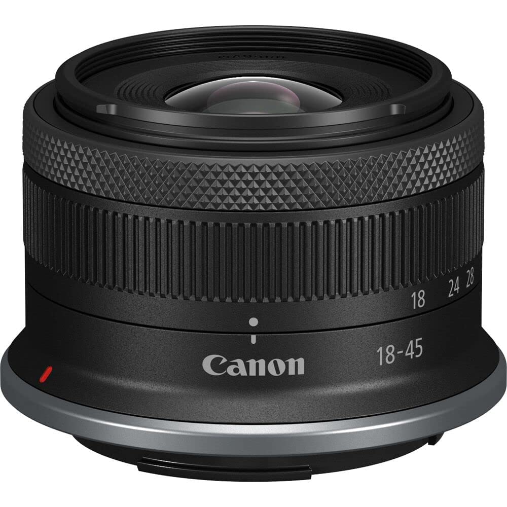 Canon RF-S 18-45mm F4.5-6.3 is STM Kamera Objektiv (kompatibel mit EOS R Systemkamera, 4 Stufen Bild