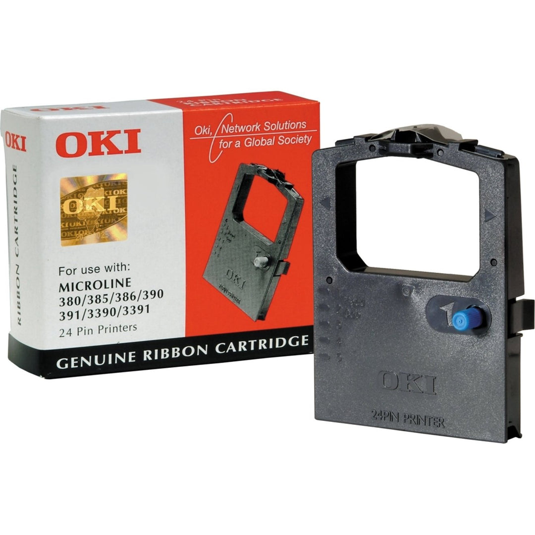 OKI Systems Kassette 09002309 Farbband schwarz Textil ML 380/385/390/391/3390/3391