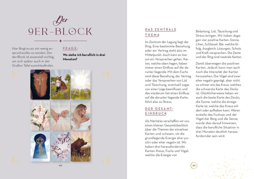 Lenormand-Kartenset: Seelenreise Lenormand: 36 kunstvoll illustrierte Wahrsage-Karten mit Begleitbuc