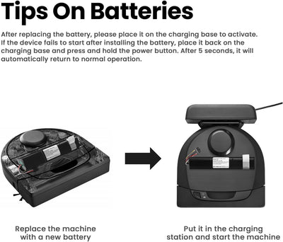 ANTIEE 6500mAh Akku für Neato Robotics D3 D4 D5 D6 D7 D3+ D301 D303 D5+ D502 D503 D701 D702 D703 D70