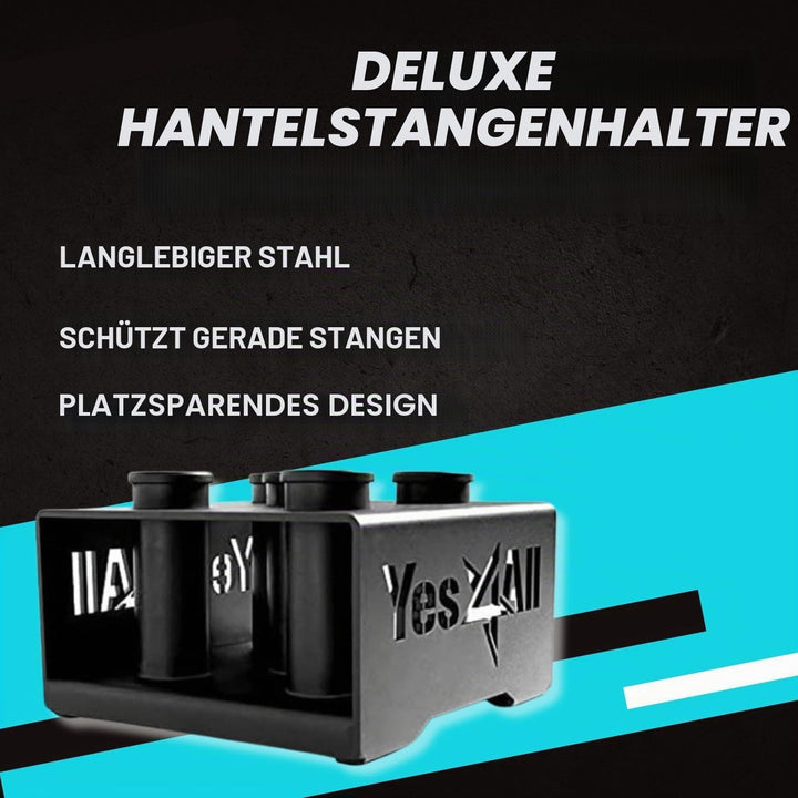 Yes4All Vertikale Langhantelständer für 50mm Langhantel - Home Gym Bar Holder Stand for Up To 9 Stag