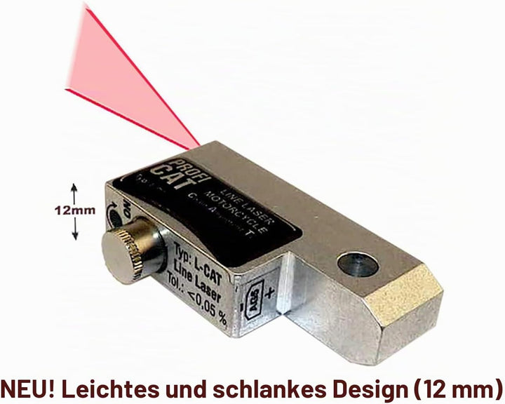 L-CAT Linien-Laser Kettenfluchttester 12 mm
