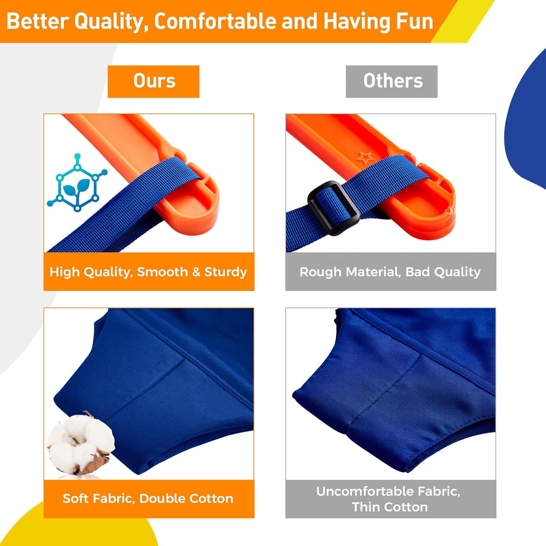 FUNLIO 2-in-1 Schaukeln set und Baby Türhopser für Kleinkinder, Schaukelset für Kinder mit 4 Sandsäc